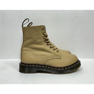 Women’s Dr Martens Pascal 1460 Tan Leather Boots Size 6